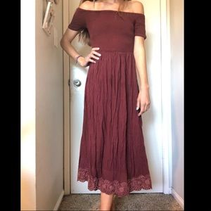 Roxy Off Shoulder Dress